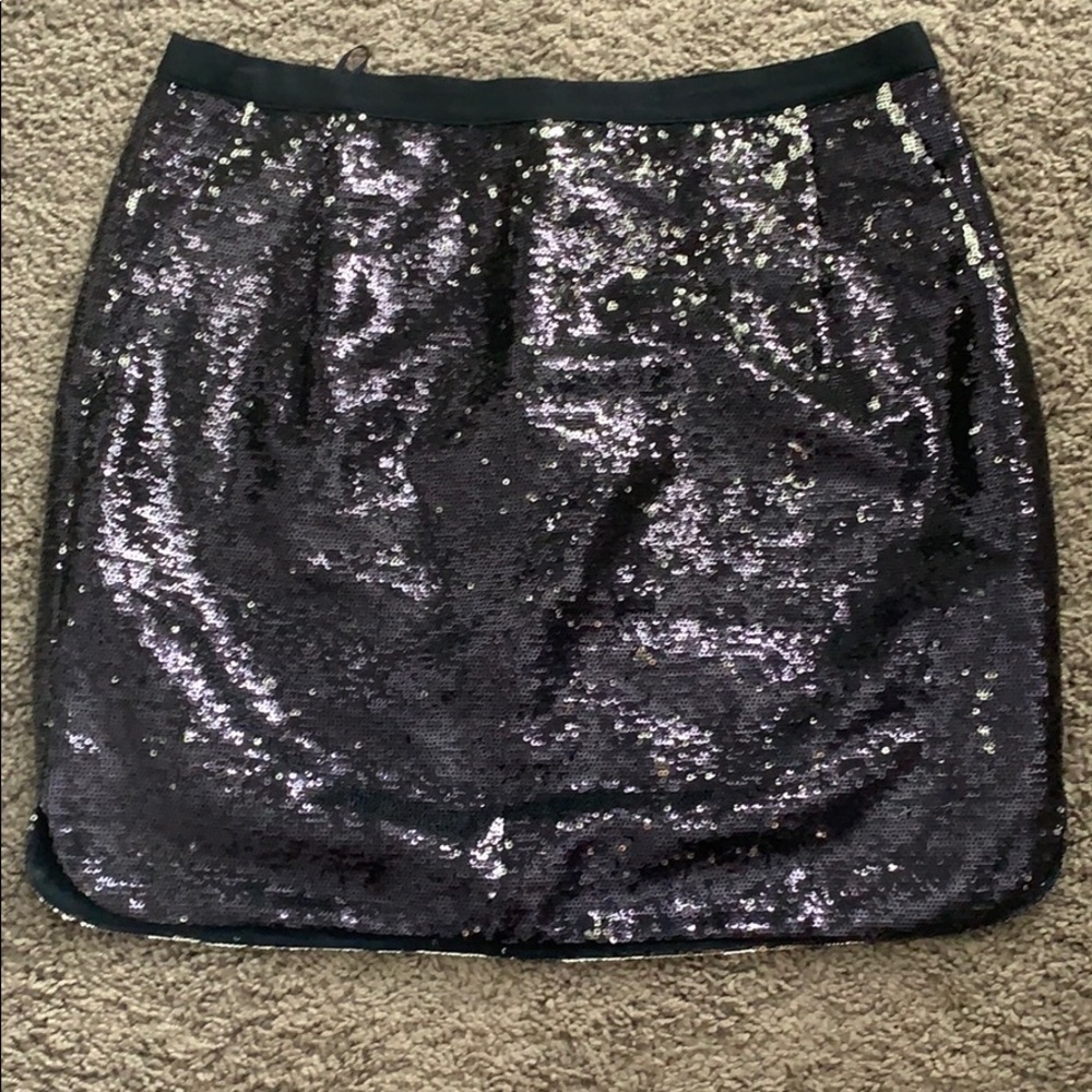 Sequin Jcrew Skirt